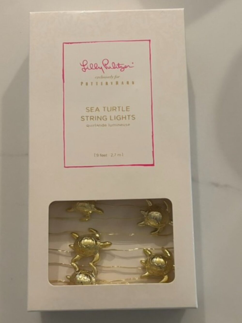 Lilly Pulitzer Sea Turtle String Lights
